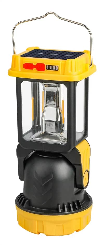 Lampe de poche LED solaire portable multifonctionnelle rechargeable