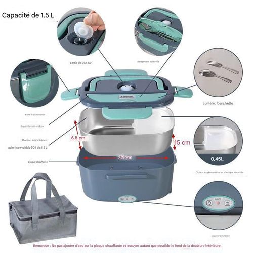 Lunch Box Chauffante Electrique 1.5L