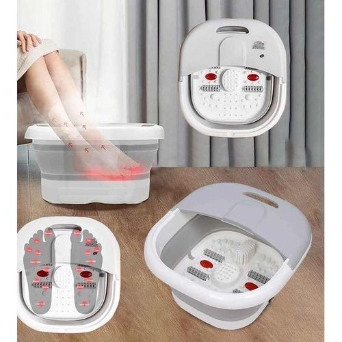 Spa de Pieds Électrique Pliable avec Chauffage et Massage