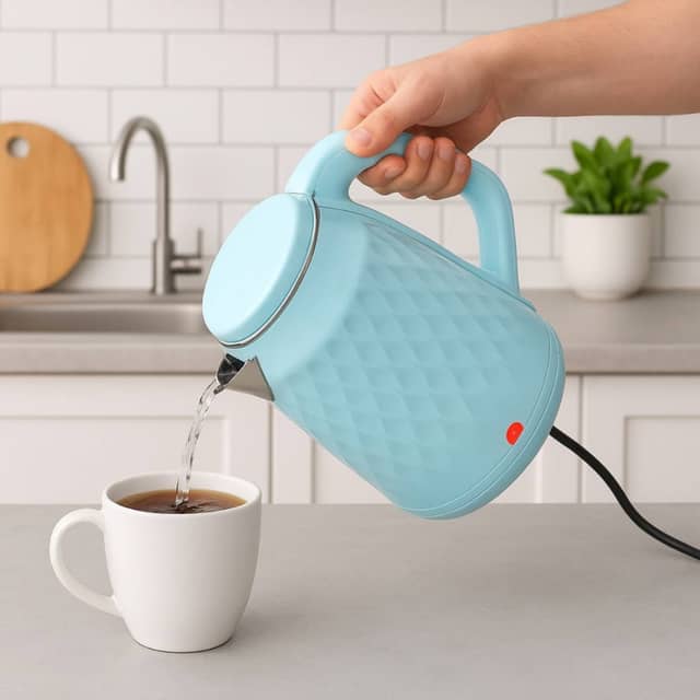 Bouilloire électrique Régulation Prise Ue Double Théière Chauffage Bpa Protection 220V pour 2L