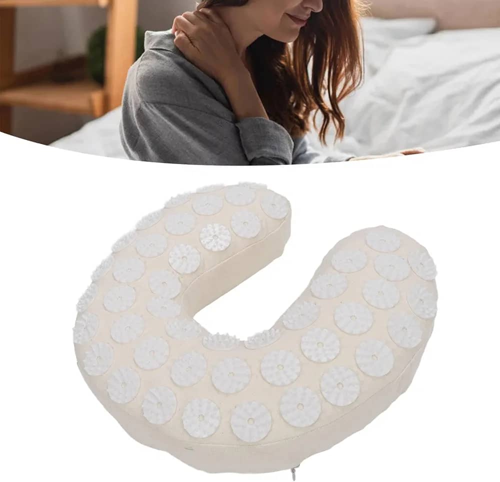 Oreiller Cervical D'acupression en Mousse à Mémoire de Forme