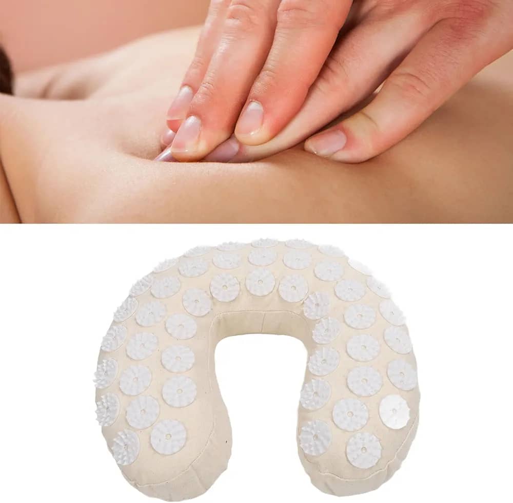 Oreiller Cervical D'acupression en Mousse à Mémoire de Forme