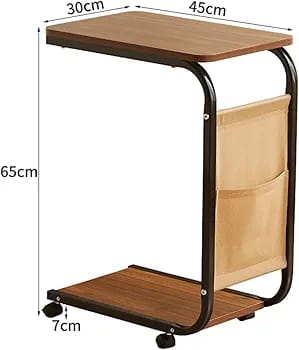 Table basse moderne en forme de rectangle - bois