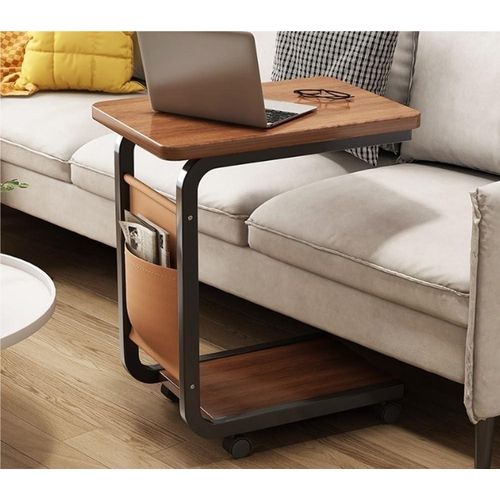Table basse moderne en forme de rectangle - bois