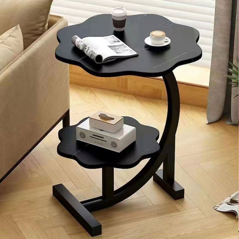 Table d'appoint TOMVAES pour salon, en forme de C