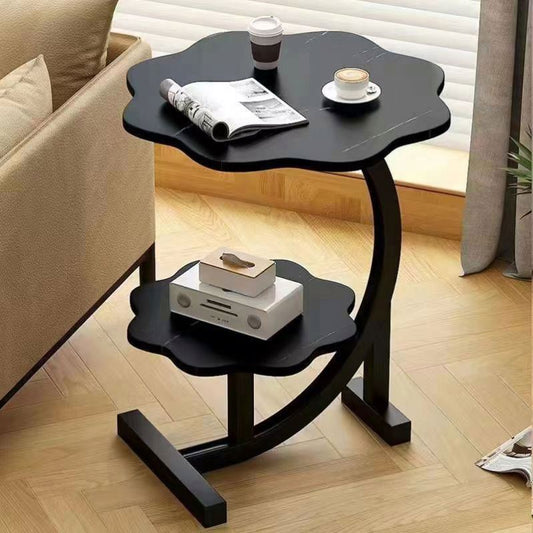 Table d'appoint TOMVAES pour salon, en forme de C