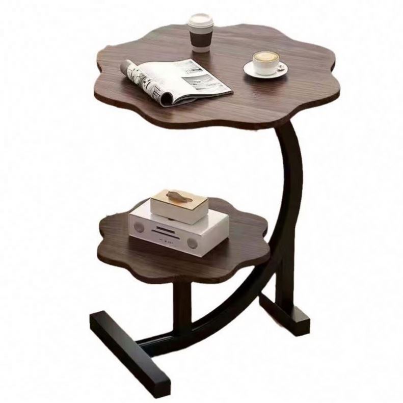 Table d'appoint TOMVAES pour salon, en forme de C