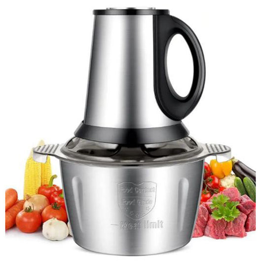 Hachoir Électrique Multifonctions En INOX 3L