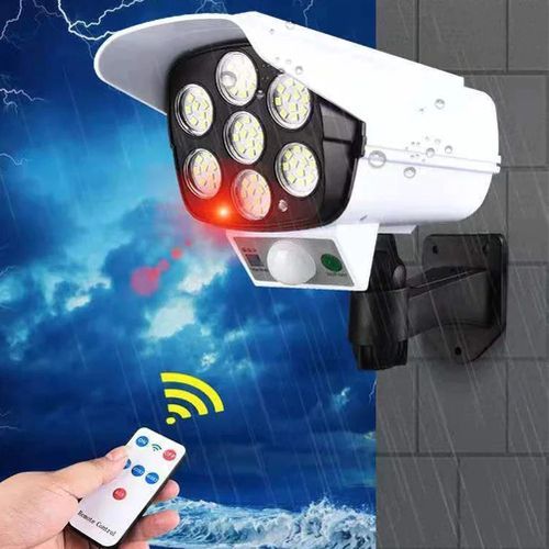 Mythco Lampe Murale Solaire à Caméra Avec Capteur De Mouvement 77 LED IP65