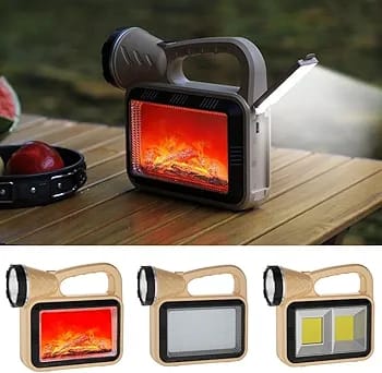 Torche solaire Rechargeable Solaire Multifonction