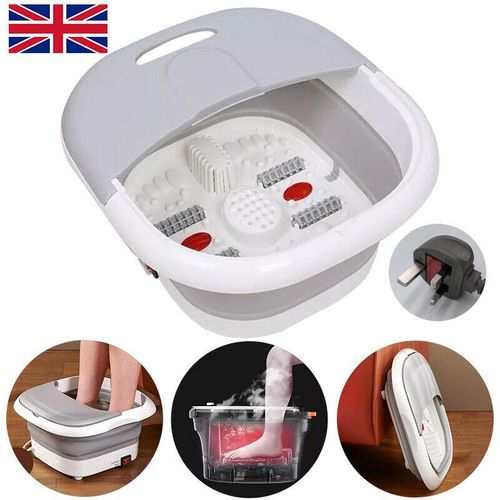 Spa de Pieds Électrique Pliable avec Chauffage et Massage