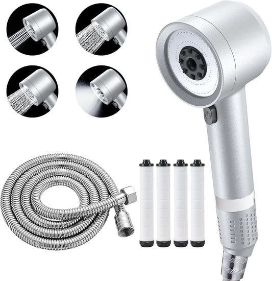 Faucetland Robinet De Douche Multifonctions Réversible Haute Pression