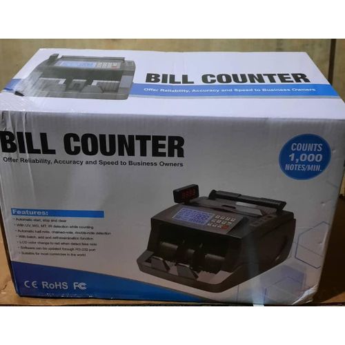Compteuse De Billets + Détecteur De Faux Billet 1000 billets par minute