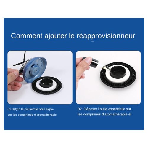 Diffuseur de parfum de voiture à énergie solaire