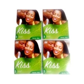Kiss Lot De 12 Préservatifs KISS - MENTHOLÉ
