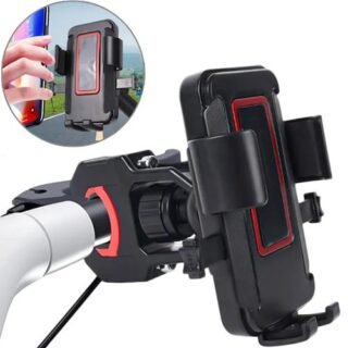 Support De Téléphone Portable Pour Vélo Et Moto, Étui De Guidon De Rétroviseur