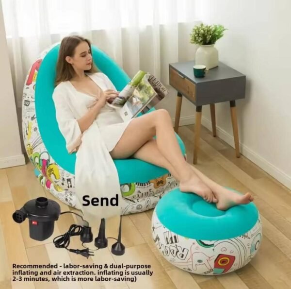 FAUTEUIL GONFLABLE PORTABLE – Image 3