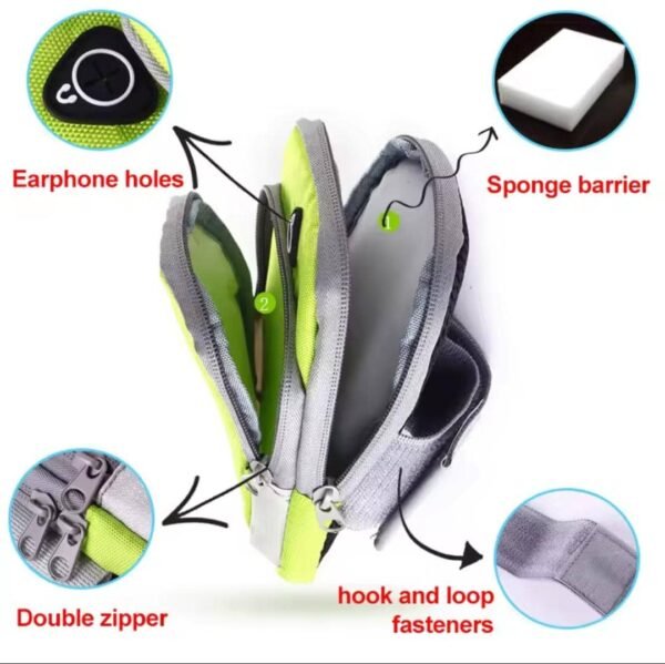 Brassard de sport universel pour téléphone portable, sac de sport – Image 3