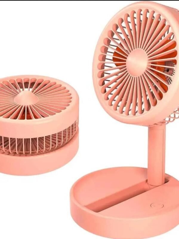Mini ventilateur rechargeable silencieux base table portable ventilateur 3 vitesses réglable