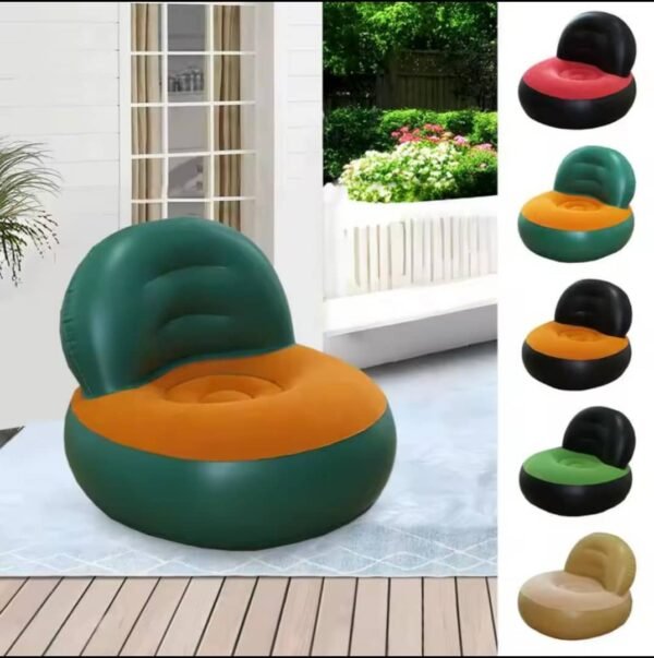 Fauteuil Gonflable Ultra-Confort – Léger, Résistant Et Facile à Transporter avec gonfleur – Image 2