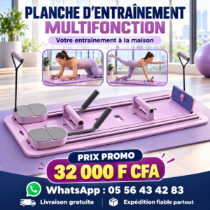 planche de Pilates multifonctionnelle et pliable